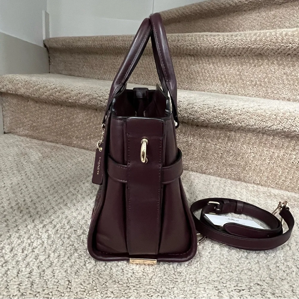 Like New Coach Swagger 27 Quilted Patchwork Exotic Leather Bag - Picture 5 of 11